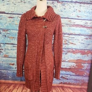 Royal Robbins Women's Cardigan Sweater - Rust Size M